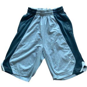 Nike Jumpman Dri-Fit Long Basketball Shorts Grey White Dark Grey Small